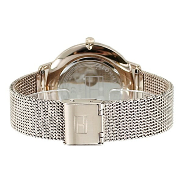 誕生日 20代 30代 40代 ブランド 時計 トミーヒルフィガー 女性 レディース 腕時計ギフト 記念日 ピンクゴールド メッシュ ブレスレットウォッチ 大きい文字盤 ポイント消化