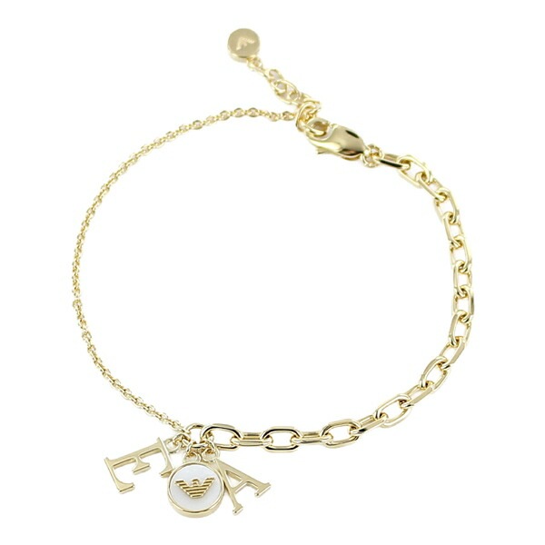 EMPORIO ARMANI エンポリオアルマーニ ブレスレット アクセサリー メンズ レディース アクセ イーグルロゴ シェル イニシャル ゴールド チェーン シルバー EG3422710 男性 女 EMPORIO ARMANI エンポリオアルマーニ ブレスレット アクセサリー メンズ レディース アクセ イーグルロゴ シェル イニシャル ゴールド チェーン シルバー EG3422710 男性 女