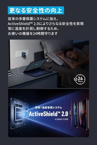 Anker 717 Charger (140W) (USB PD 充電器 USB-Cポート)【USB PD 3.1 対応/PPS規格対応/PSE技術基準適合/折りたたみ式プラグ】MacBook