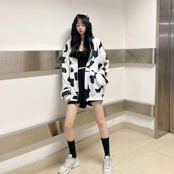 Sunsea 20aw 牛柄パーカー　cow graphic parka イデアル公式オンラインショップ