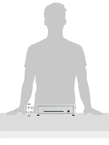 ビジコム 3年保証 国産 手動式 キャッシュドロア W330×D340×H101 小型 S 紙幣3種 硬貨6種 白 BC-DW330HP-W
