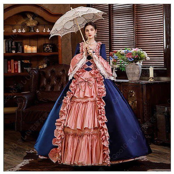 Qoo10] ドレス レディース ロングドレス 貴族ド