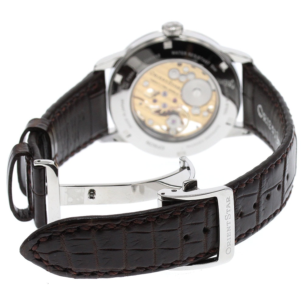 オリエント ORIENT F8B6-UAA0/RK-AZ0001S オリエントスター パワーリザーブ スモールセコンド 手巻き メンズ 美品 箱付き_895065【中古】 オリエント ORIENT F8B6-UAA0/RK-AZ0001S オリエントスター パワーリザーブ スモールセコンド 手巻き メンズ 美品 箱付き_895065【中古】