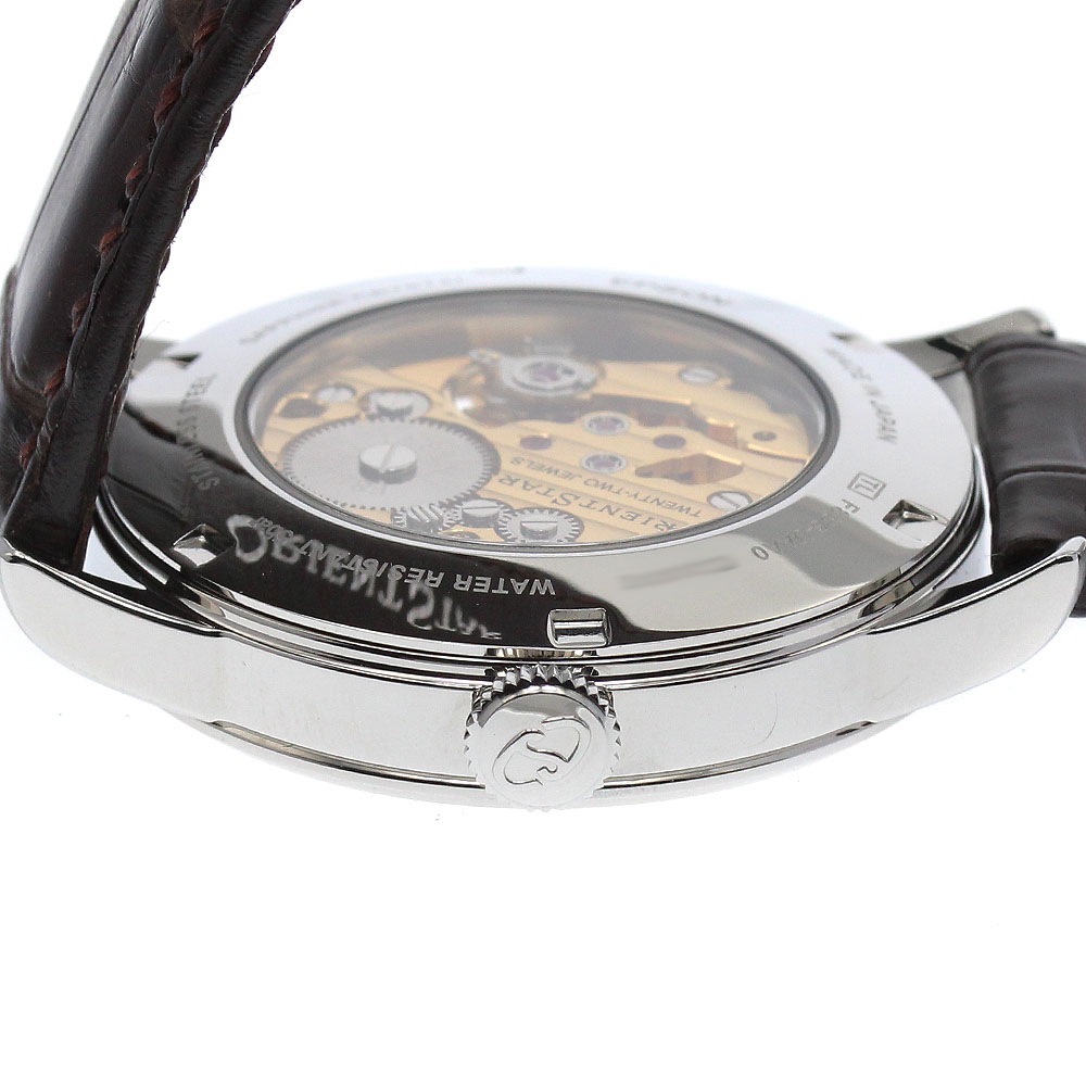 オリエント ORIENT F8B6-UAA0/RK-AZ0001S オリエントスター パワーリザーブ スモールセコンド 手巻き メンズ 美品 箱付き_895065【中古】 オリエント ORIENT F8B6-UAA0/RK-AZ0001S オリエントスター パワーリザーブ スモールセコンド 手巻き メンズ 美品 箱付き_895065【中古】