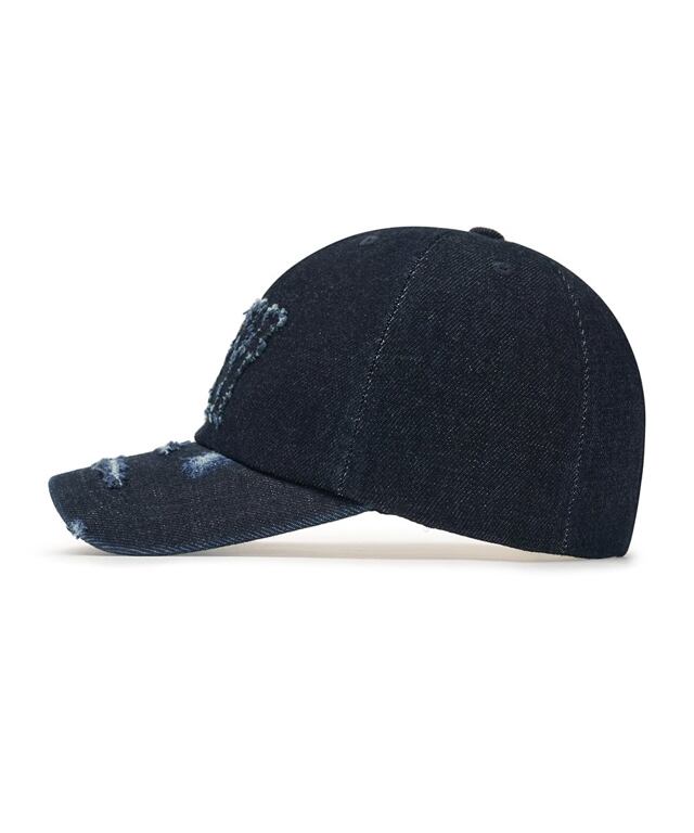 ★MLB Korea★ Basic Coopers Denim 5PANEL Unstructured Ball C Basic Coopers Denim 5Panel Unstructured Ball Cap NEW YORK