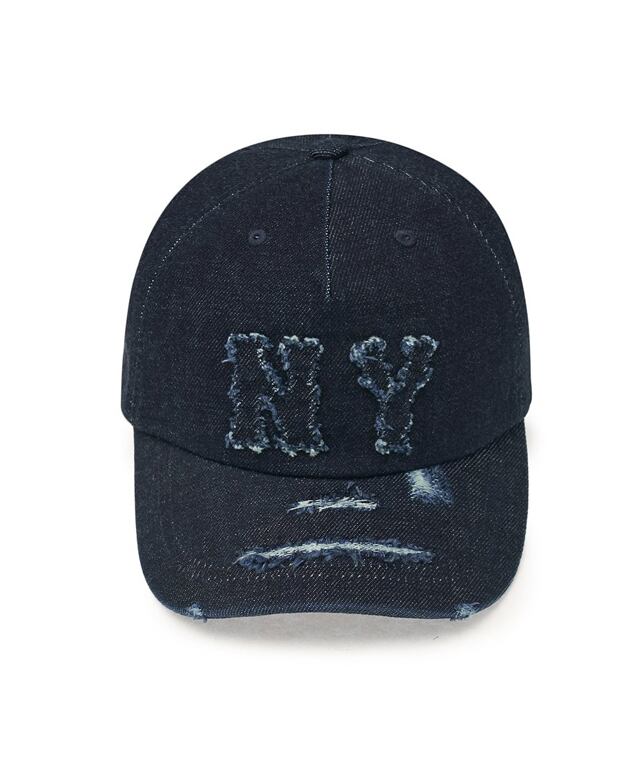 BASIC COOPERS DENIM 5PANEL UNSTRUCTURED BALL CAP NAVY - NEW