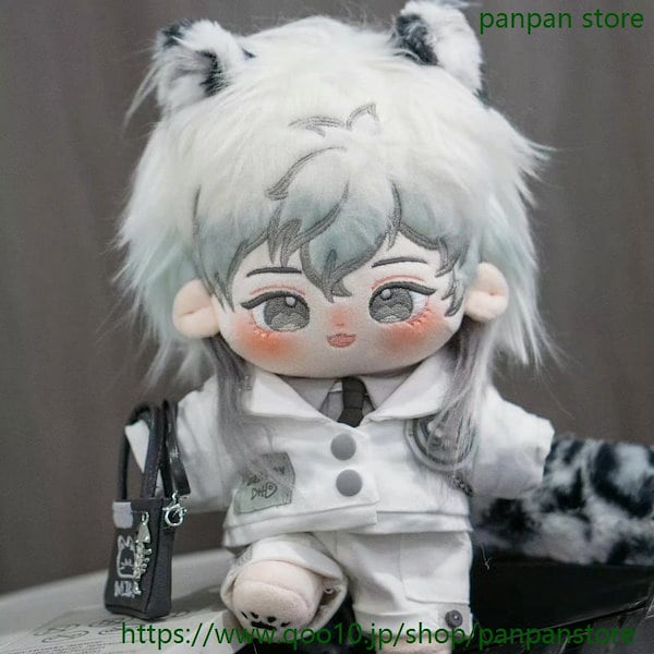 Qoo10] 20cm ぬいぐるみ 服 白い猫ちゃん服