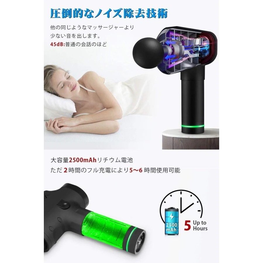 マッサージガン 筋膜リリース 筋肉マッサージ 電動マッサージ器 筋膜ケア 6ヘッド LCDスクリーン マッサージガン 筋膜リリース 筋肉マッサージ 電動マッサージ器 筋膜ケア 6ヘッド LCDスクリーン