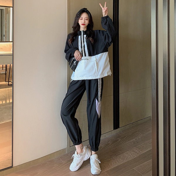 Qoo10] 韓国 ジャージ 上下セット スポーツウェ