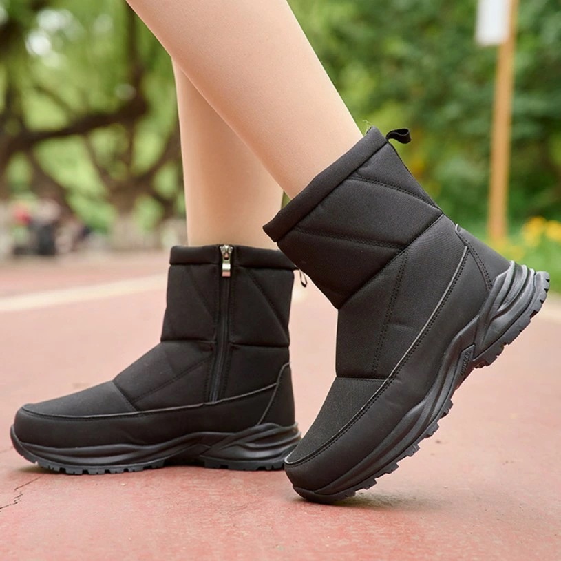 スノーブーツ レディース ショートブーツ スニーカー 裏ボア ハイカット 軽量 ダウンブーツ 厚底 防寒靴 短靴 通学 通勤 冬靴 雪靴 アウトドア 雪用ブーツ クーポン レディース スノーブーツ 防寒 保温 撥水 ムートンブーツ