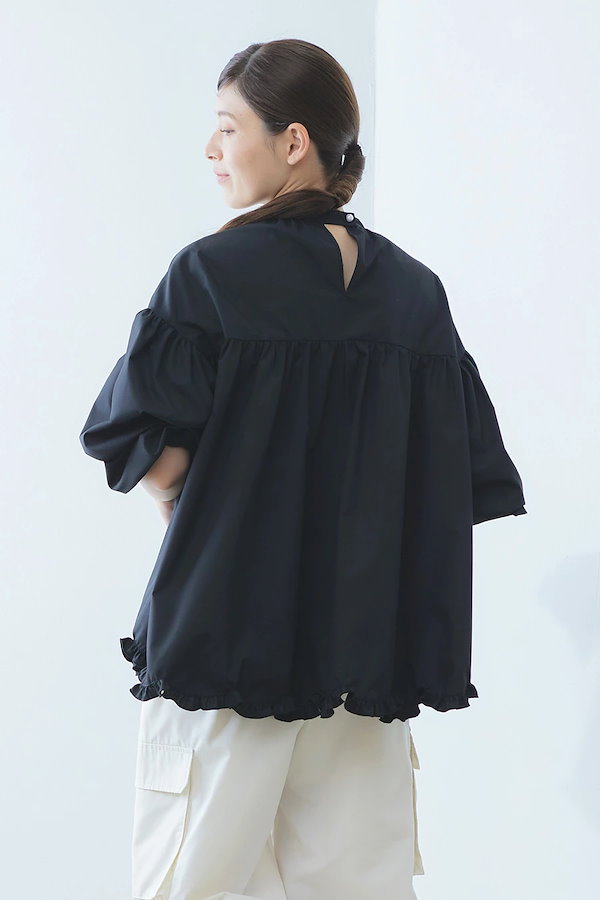 Qoo10] ensuite スカラップフラワーブラウス ブラウス ト