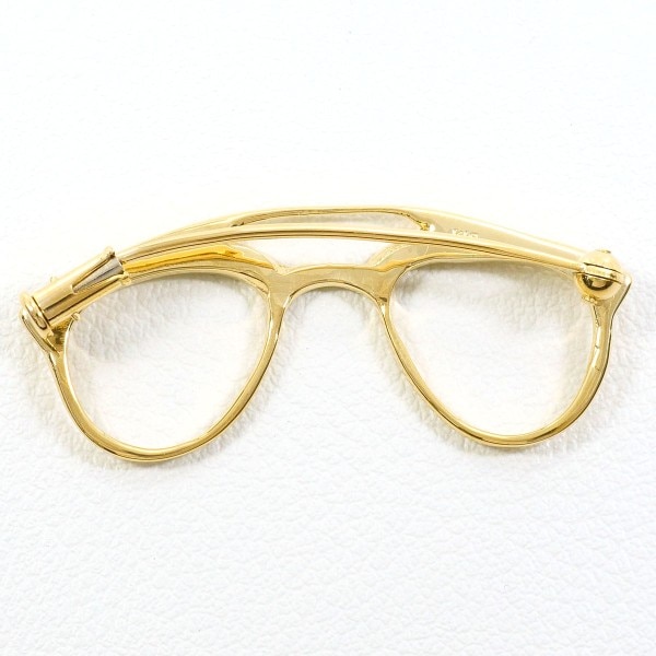 K18 18金 YG イエローゴールド ブローチ 総重量約4.0g ジュエリー