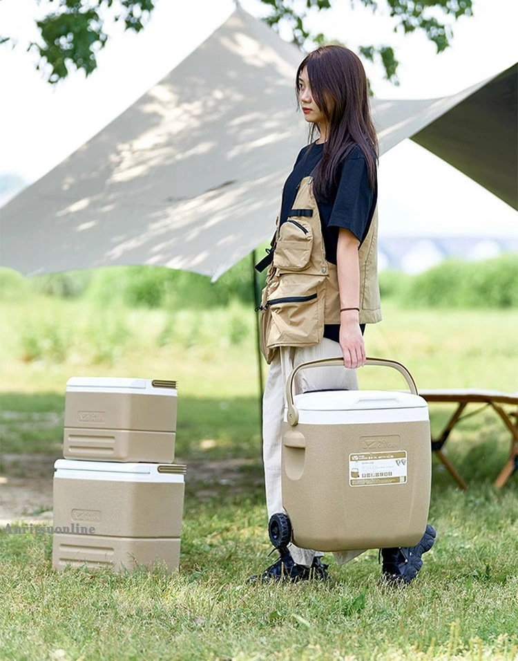 希少アイテムキャリーハンドル 大型 クーラーボックス 収納ボックス クーラーバッグ 26L 36L キャスター アウトドア キャンプ 大容量 高保冷力 ハードクーラー 持ち運び 保冷ボックス キャンプ