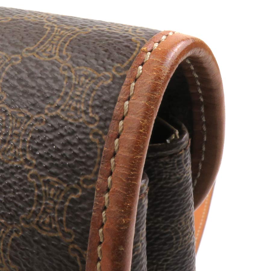 セリーヌ CELINE ハンドバッグ マカダム PVC/レザー ブラウン ゴールド レディース e59635m セリーヌ CELINE ハンドバッグ マカダム PVC/レザー ブラウン ゴールド レディース e59635m