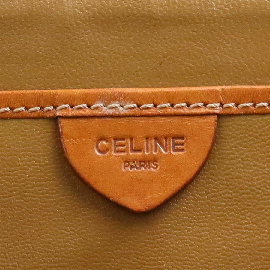 セリーヌ CELINE ハンドバッグ マカダム PVC/レザー ブラウン ゴールド レディース e59635m セリーヌ CELINE ハンドバッグ マカダム PVC/レザー ブラウン ゴールド レディース e59635m
