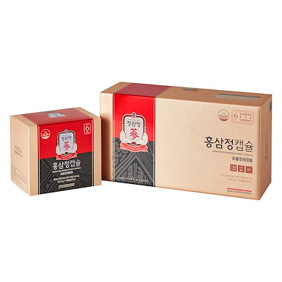 Qoo10] 正官庄 【正官庄韓国公式】紅参精カプセル (60 : 健康食品・飲料