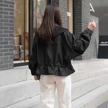 アウター フーディー シャンパー 上着 ウインドブレーカー ショート丈 袖あり 長袖 Vネック 襟なし ウエストマーク ファスナー 前開き シンプル カジュアル おしゃれ かっこいい レトロ 大人女子 アウター フーディー シャンパー 上着 ウインドブレーカー ショート丈 袖あり 長袖 Vネック 襟なし ウエストマーク ファスナー 前開き シンプル カジュアル おしゃれ かっこいい レトロ 大人女子