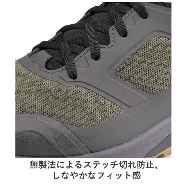 キャラバン メンズ 登山靴 ゴアテックス トレッキングシューズ 防水 軽量 3E レディース トゥガード ブラック グレー カーキ 0010121 C1_DL LOW evi