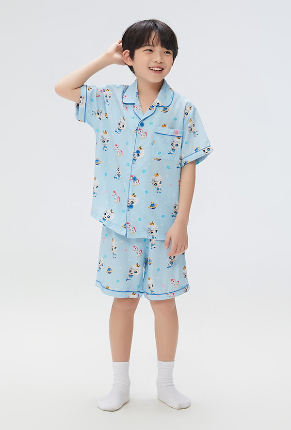 SPAO 公式 キャッチティニピン! 半袖パジャマ オーロラピン Amazon.co.jp: キャッチティニピン ハチュピン パジャマ 韓国