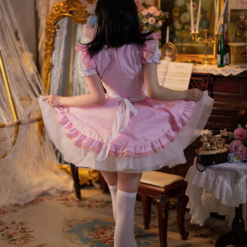 猫娘古典系白黒メイド服メイド服ハロウィーン服コスプレ衣装 猫娘古典系白黒メイド服メイド服ハロウィーン服コスプレ衣装