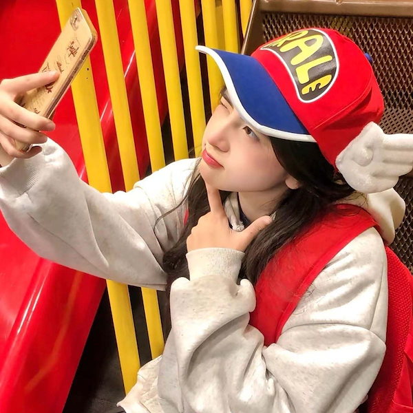 Qoo10] アラレちゃん 帽子 仮装用 キャップ フ