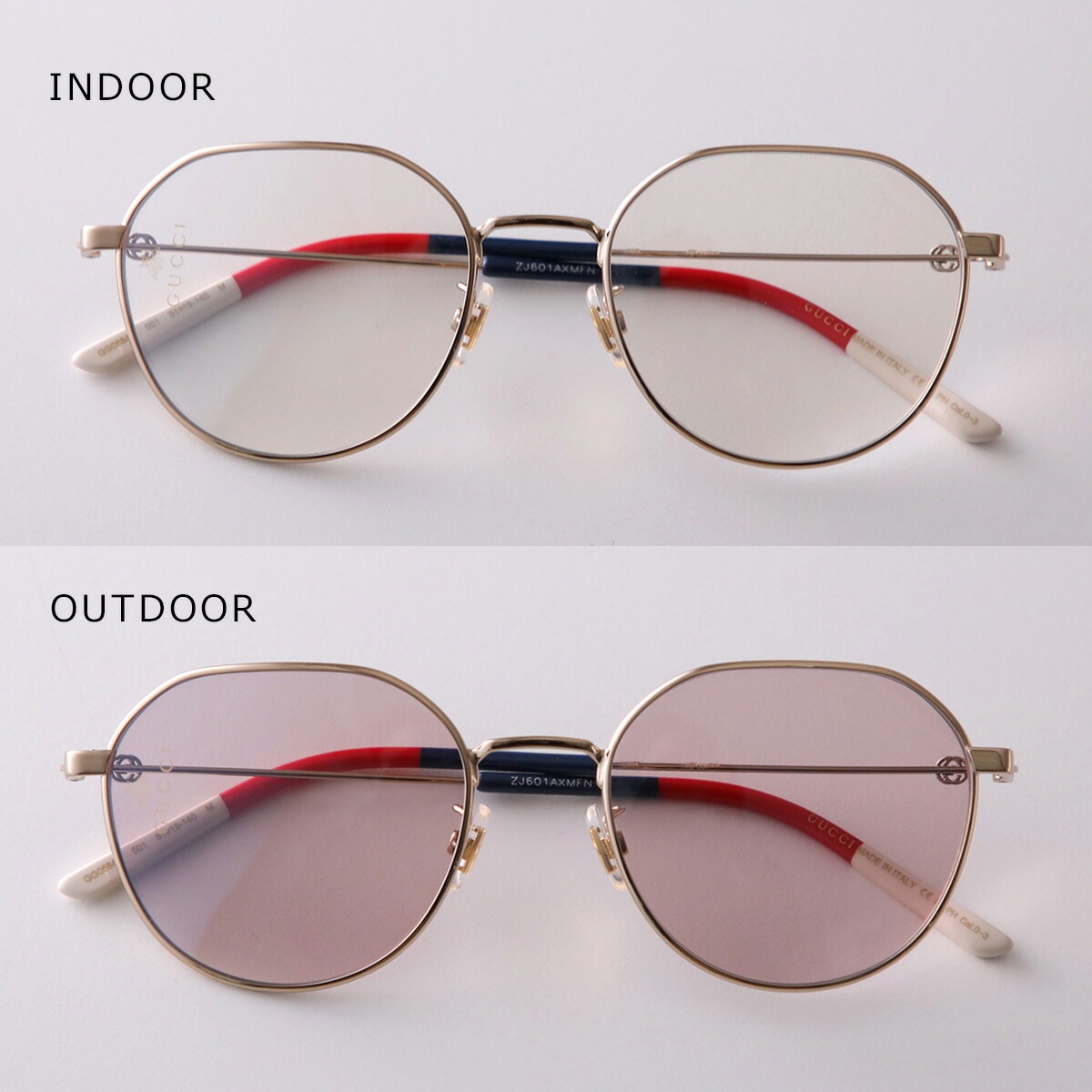 GUCCI グッチ サングラス GG0684S レディース 調光レンズ ボストン型 メタルフレーム クリングス アジアンフィット 001/Gold-Gold-Transparent GUCCI グッチ サングラス GG0684S レディース 調光レンズ ボストン型 メタルフレーム クリングス アジアンフィット 001/Gold-Gold-Transparent