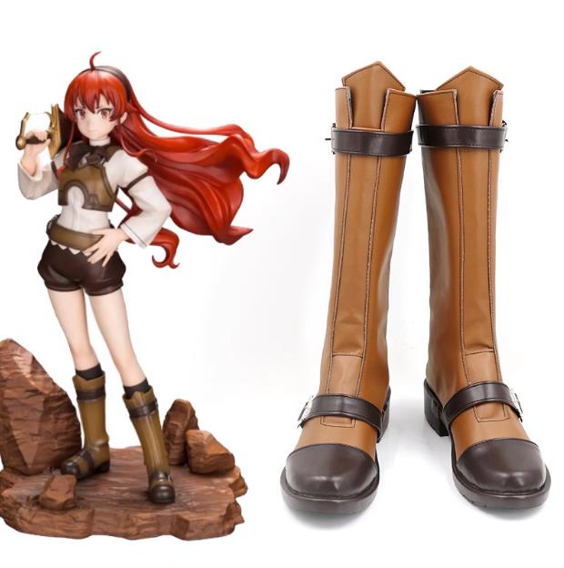 コスプレ靴 無職転生 異世界行ったら本気だす エリス 靴 ブーツ 下駄 シューズ 長靴 コスプレ クリスマス ハロウィン