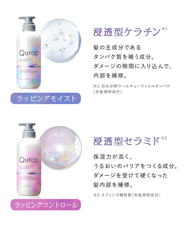 Qoo10] Qurap キュラップ シャンプー・トリートメント詰