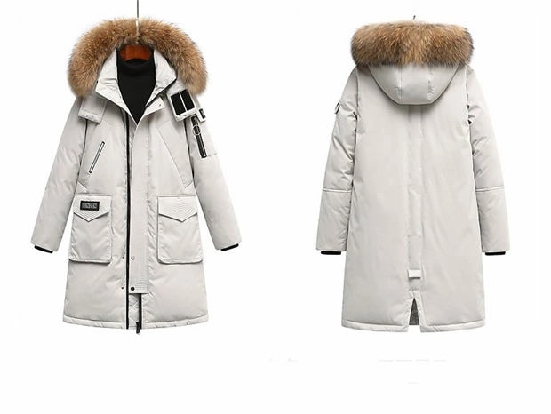 ダウンコート ダウンジャケット ロング 大きいサイズ メンズ 防風 ロングダウンジャケット コート フードき アウター ロング かっこいい メンズファッション 防寒 雪 あったか ブラック アイボリー