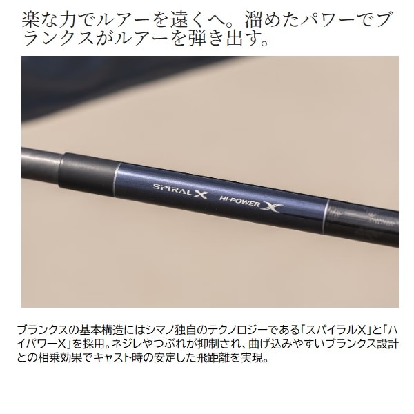 SHIMANO NESSA BB S104M 3ピース シマノ シーバスロッド 22ネッサBB S104M(スピニング 3ピース): 竿