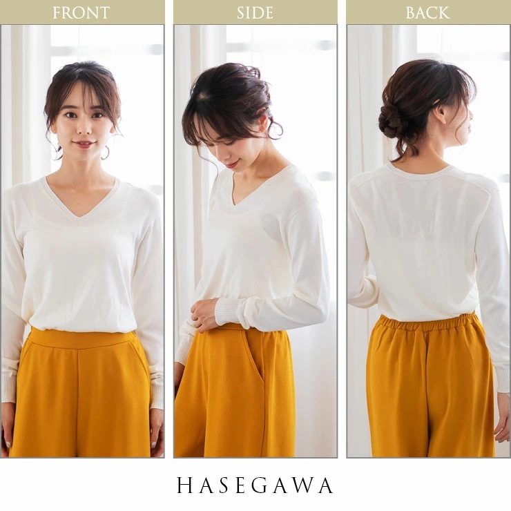 シルク Vネック プルオーバー セーター 長袖 トップス ニットトップス シルク100％ レディース シルクセーター あたたかい 暖かい 敏感肌 肌にやさしい 日本製 h01