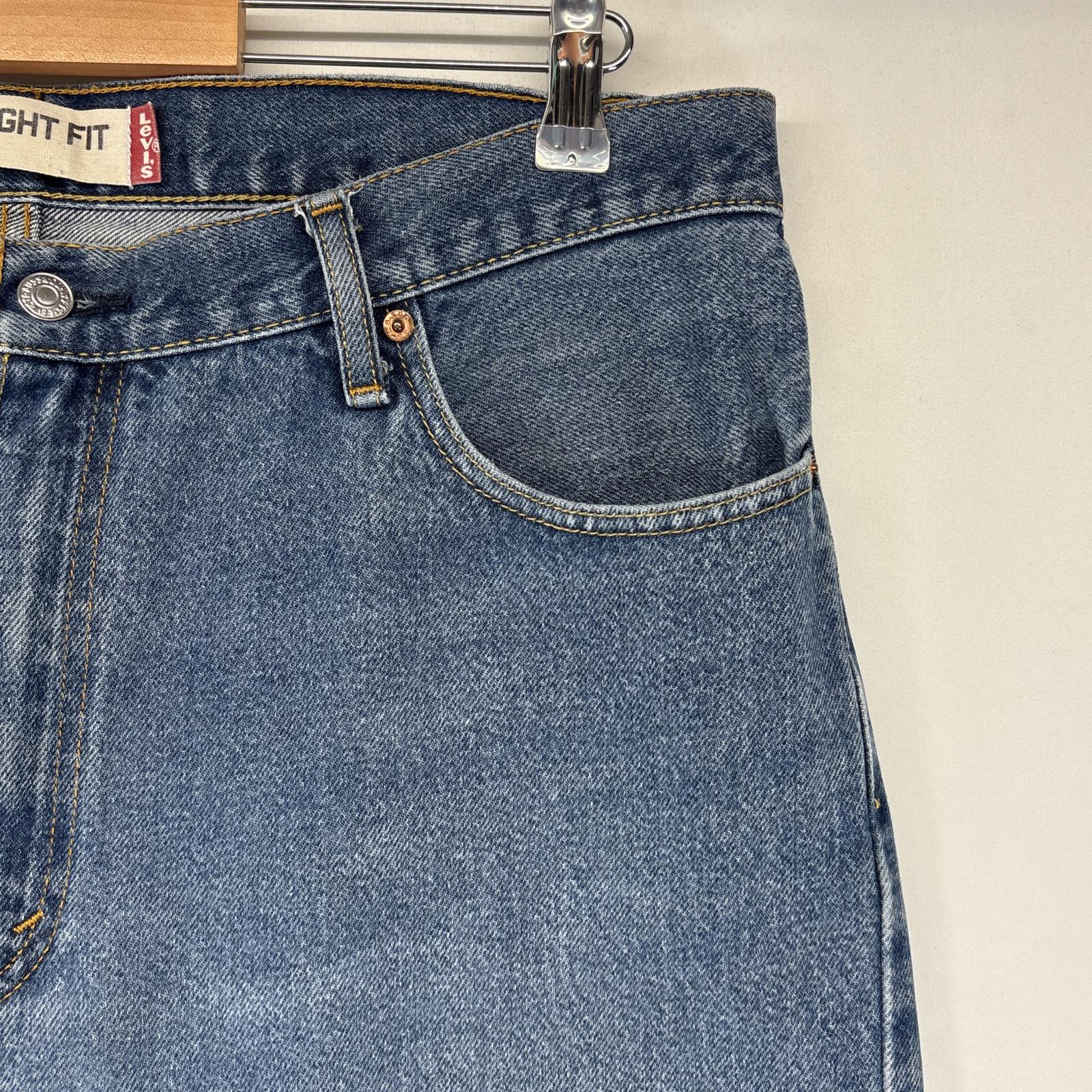 古着 デニムパンツ 505 ストレート ジーンズ ジーパン 5ポケット 長ズボン ジップフライ w36 L30 ブルー メンズ 古着 デニムパンツ 505 ストレート ジーンズ ジーパン 5ポケット 長ズボン ジップフライ w36 L30 ブルー メンズ