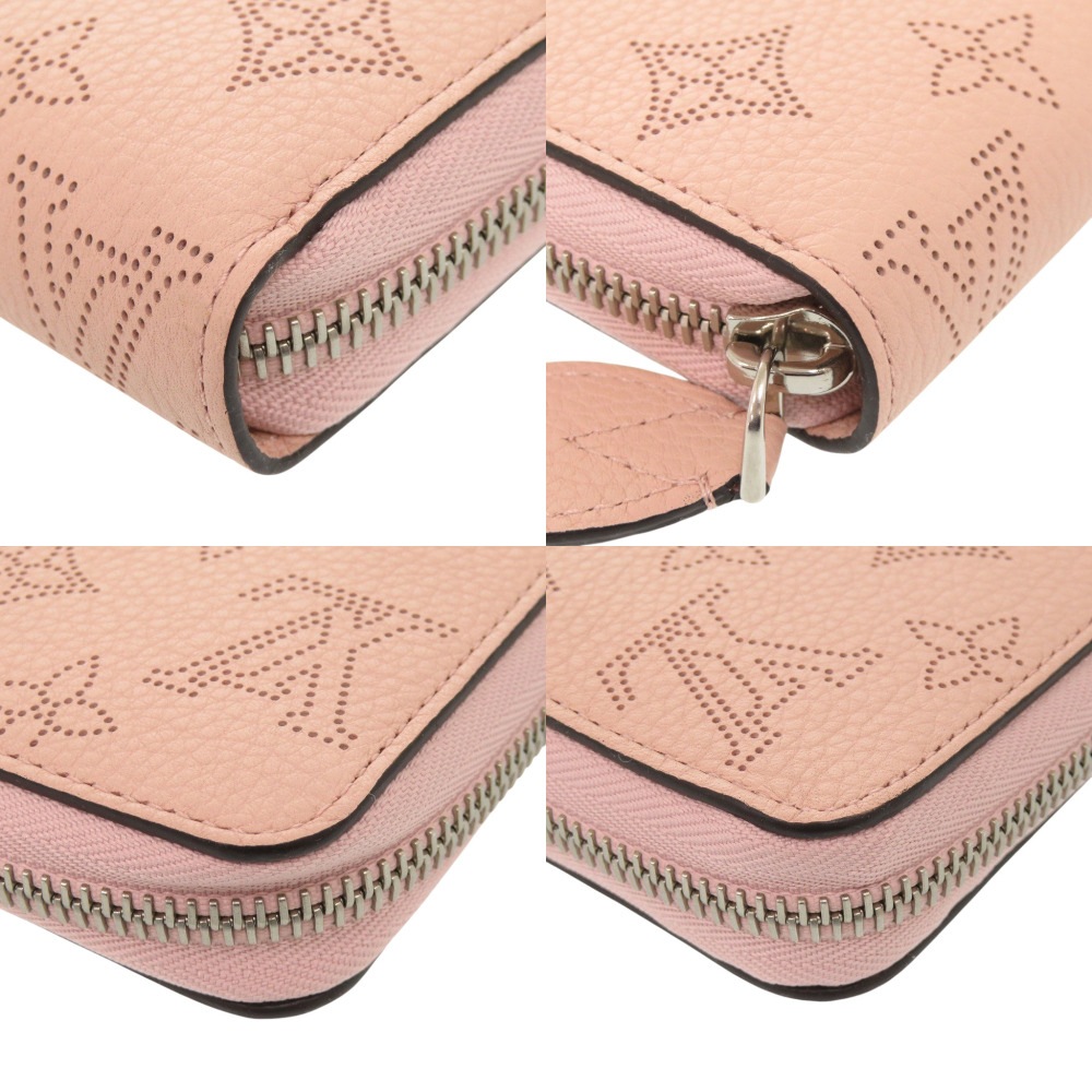 未使用品 ジッピーウォレット モノグラム M61868 長財布 モノグラムマヒナ ローズジャスミン LV 0317【中古】 レディース