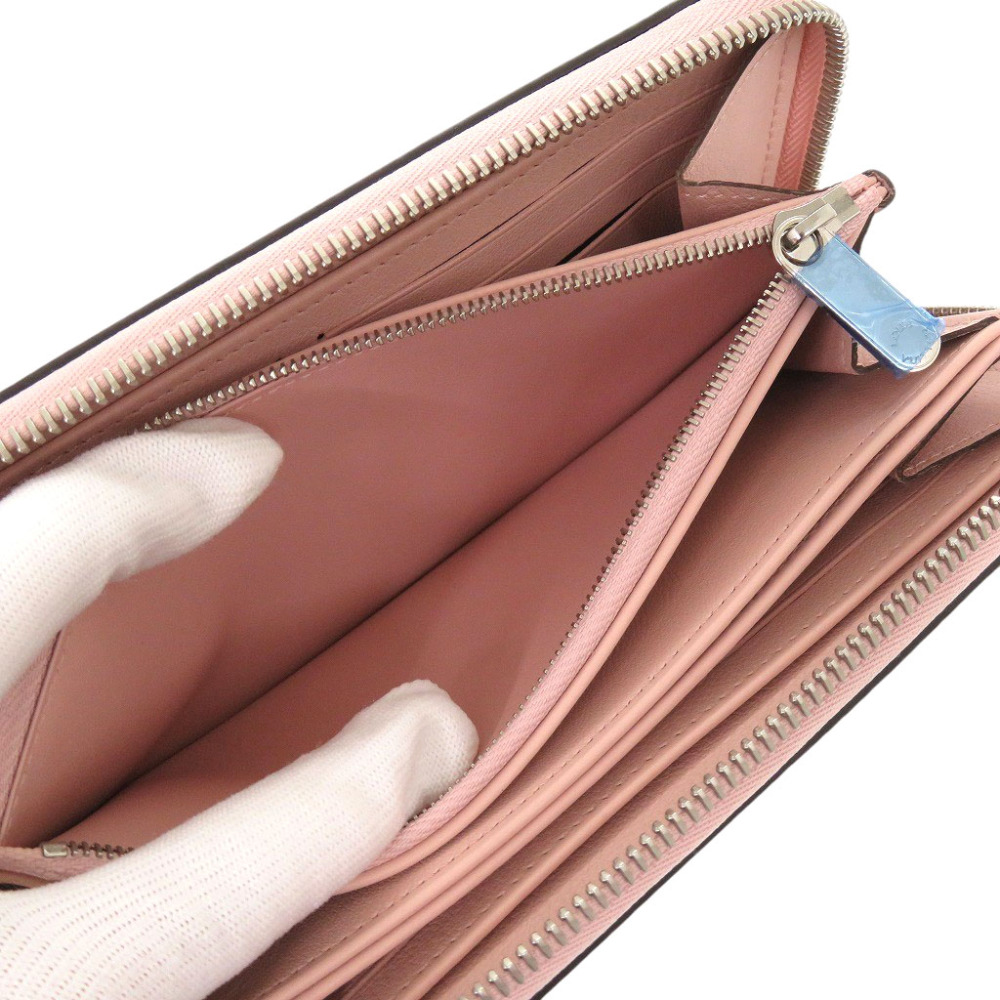 未使用品 ジッピーウォレット モノグラム M61868 長財布 モノグラムマヒナ ローズジャスミン LV 0317【中古】 レディース