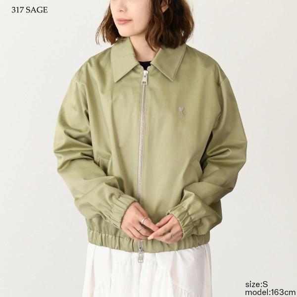 AMI ALEXANDRE MATTIUSSI アミ アレクサンドラマトゥッシ AMI DE COEUR アミパリス ジップジャケット HJK014 CO0009 レディース ユニセックス アウター AMI ALEXANDRE MATTIUSSI アミ アレクサンドラマトゥッシ AMI DE COEUR アミパリス ジップジャケット HJK014 CO0009 レディース ユニセックス アウター