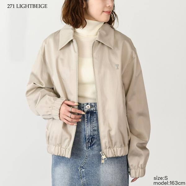 AMI ALEXANDRE MATTIUSSI アミ アレクサンドラマトゥッシ AMI DE COEUR アミパリス ジップジャケット HJK014 CO0009 レディース ユニセックス アウター AMI ALEXANDRE MATTIUSSI アミ アレクサンドラマトゥッシ AMI DE COEUR アミパリス ジップジャケット HJK014 CO0009 レディース ユニセックス アウター