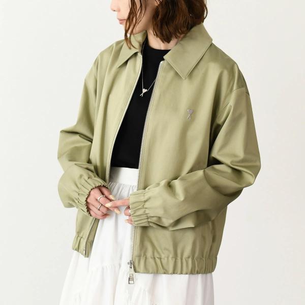 AMI ALEXANDRE MATTIUSSI アミ アレクサンドラマトゥッシ AMI DE COEUR アミパリス ジップジャケット HJK014 CO0009 レディース ユニセックス アウター AMI ALEXANDRE MATTIUSSI アミ アレクサンドラマトゥッシ AMI DE COEUR アミパリス ジップジャケット HJK014 CO0009 レディース ユニセックス アウター
