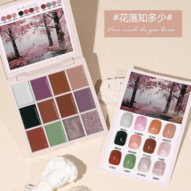 【1つ買うと1つ無料】【メガ割】選べる福袋 クラウドダイヤモンドネイルアートソリッドジェルアイシャドウパレットマニキュアジェル23 製ソリッドジェルクリームライトセラピーマニキュア