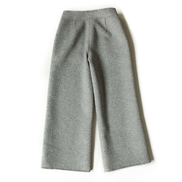 ワイドパンツ ウール レディース きれいめ ボトムス ストレートパンツ 美脚 脚長 秋冬ズボン レディース 長ズボン ロングパンツ ボトムス 細見せ 高見え ゆったり カジュアル 秋冬 保温 無地