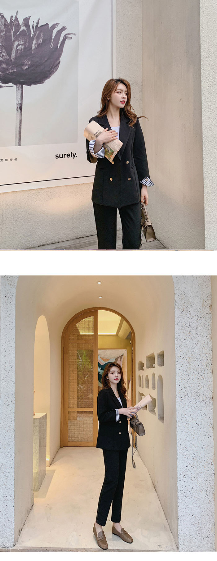 Hot!!!セットアップ レディース パンツドレス 上下セット 2点セット パンツ スーツ フォーマルスーツ ジャケット ロングパンツ 卒業式 入学式 入園式 卒園式 リクルート ビジネス 面接 お宮