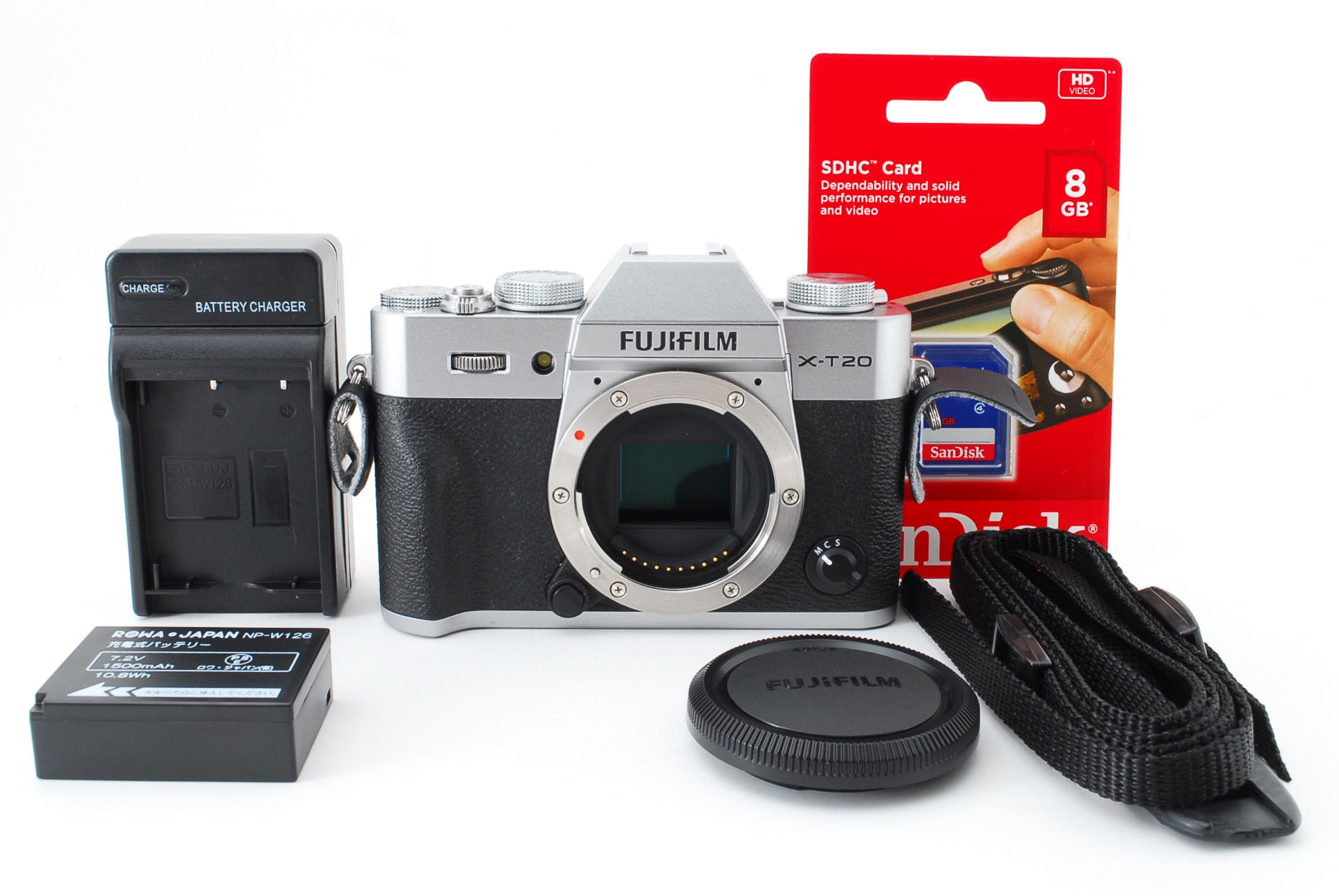 中古】フジフィルム Fujifilm X-T20 ボディ シルバー 美品 小型