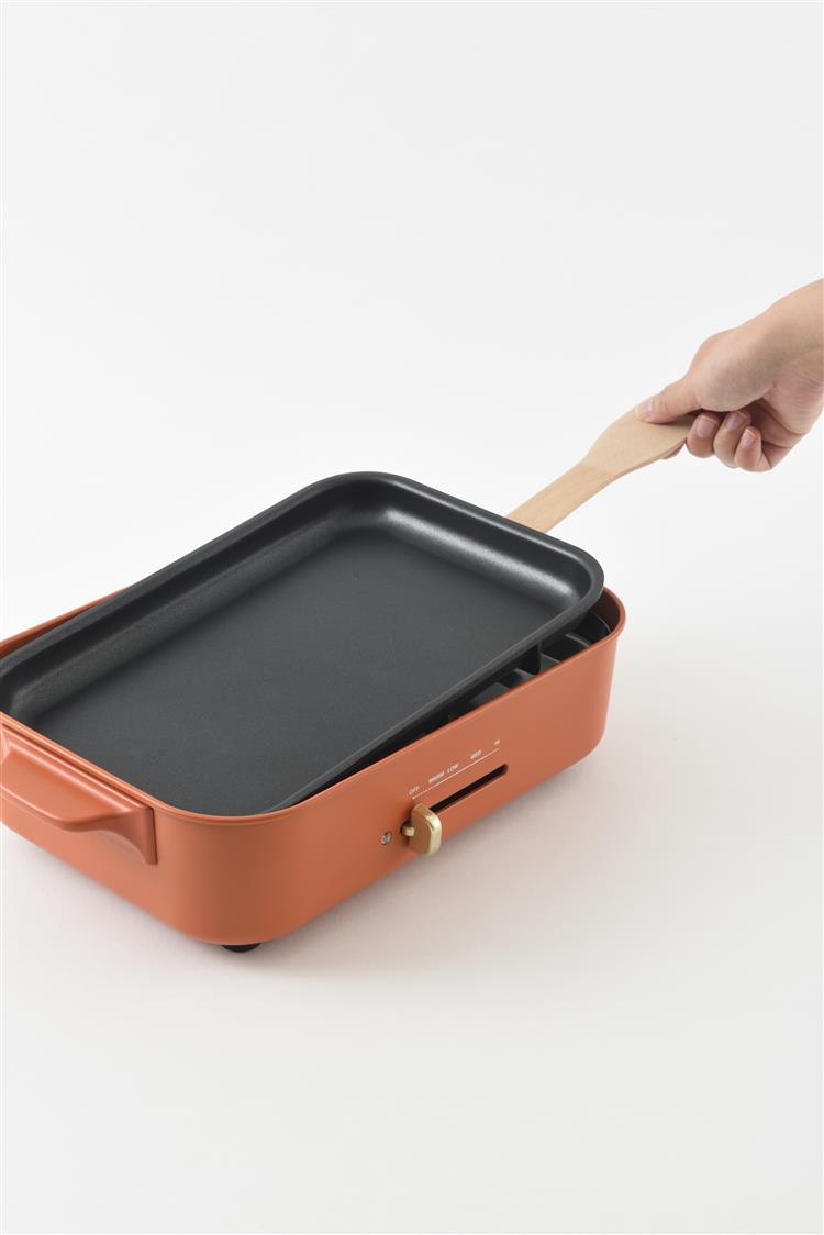 コンパクトホットプレート 【シーズン限定カラー】 チリレッド
