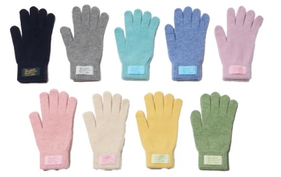 [BLACKPINK ジェニ 着用] 暖かい FLUFFY SHORT GLOVES 9色 (finger hole gloves)