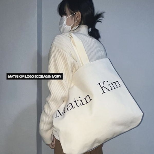 新品・公式》Matin Kim トートバッグ アイボリー - トートバッグ