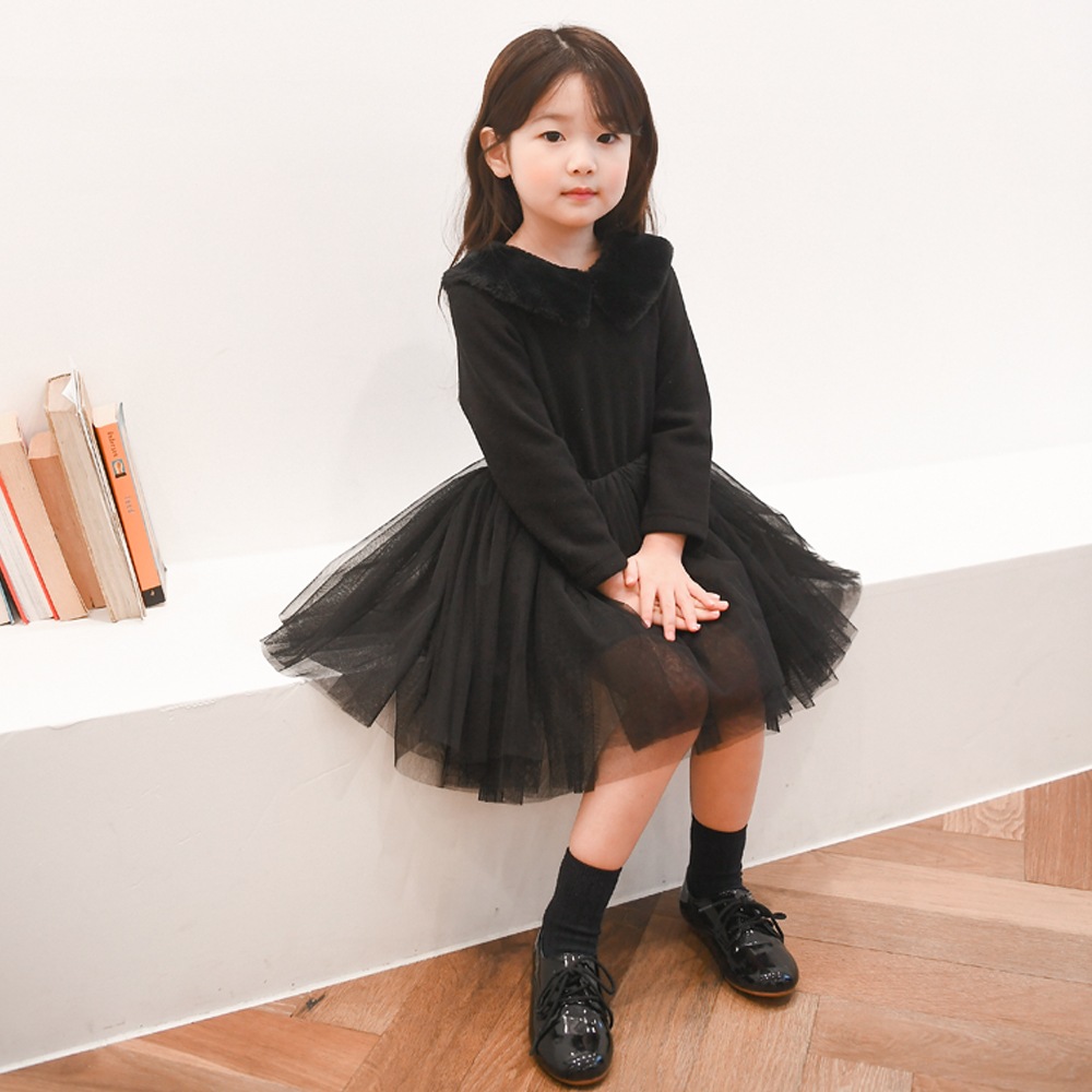 栗 チューシャ ワンピース ミンクの中の起毛女児 幼児 子供 ピンク ブラック 冬のプリンセス バレエ 栗 チューシャ ワンピース ミンクの中の起毛女児 幼児 子供 ピンク ブラック 冬のプリンセス バレエ