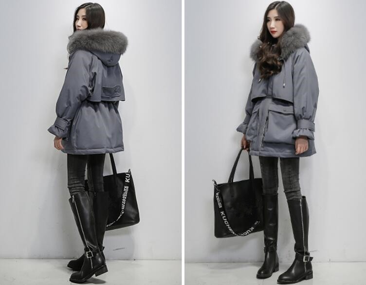 ダウンコート　ダウン90%　レディース　大きいサイズアウター　フード付き　ダウンジャケット ファー付き　リアルファー　軽量 秋冬　ロング丈　防寒 　冬服　カジュアル　無地　Aライン