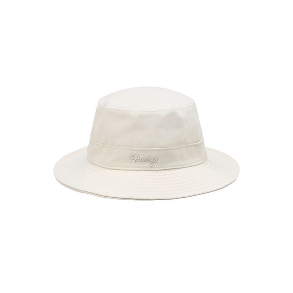 (ヘッジズレディース) 24SS オフホワイトコットンストリングバケットハット HSHE4B203OW