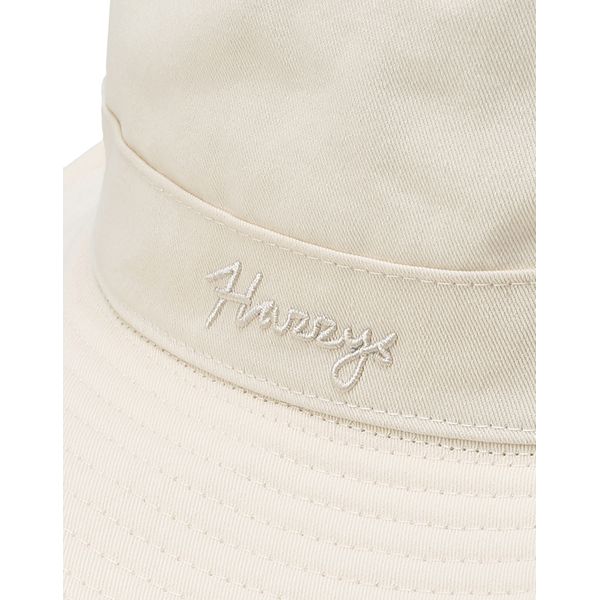 (ヘッジズレディース) 24SS オフホワイトコットンストリングバケットハット HSHE4B203OW