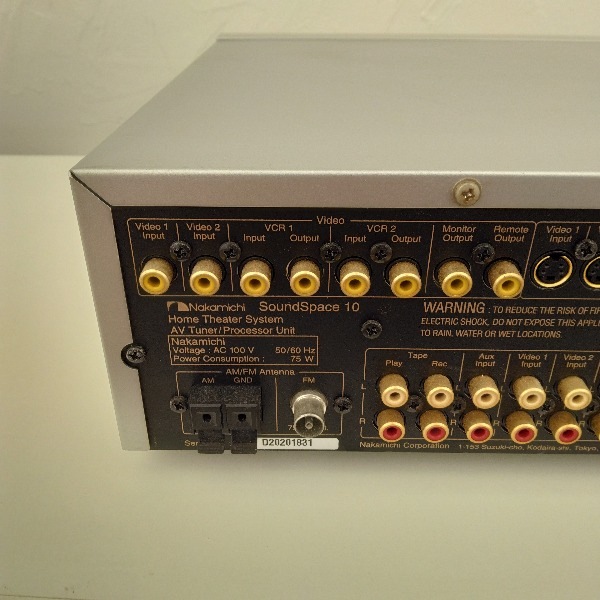 nakamichi スピーカー シルバー SoundSpace10