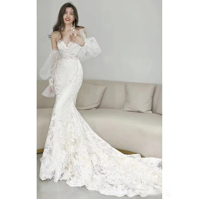 【L.O.V.E】 ウェディングドレス 白 結婚式 花嫁 サイズオーダーメイド可能 成人式 お呼ばれ ウェディング 演奏会 二次会 パーティードレス 前撮り ワンピース ロングドレス メガ割 53